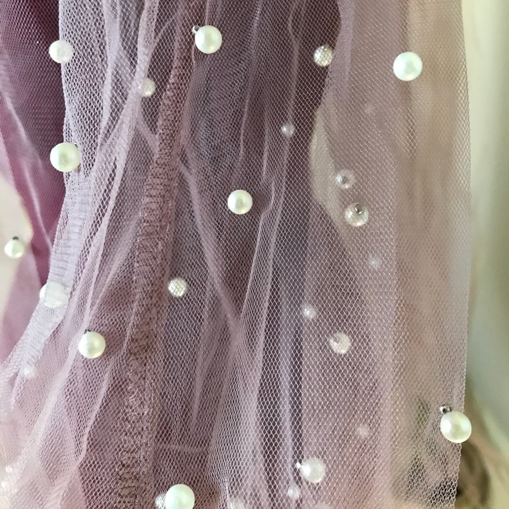 Chiffon pearl top neck bow ✨ - Picture 5 of 5